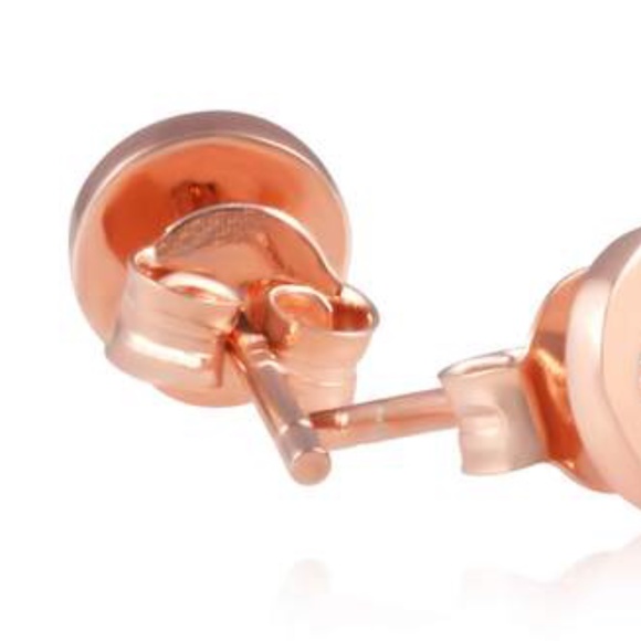 Sterling Silver ARIES Earrings Rose Gold plated - Picture 4 of 5